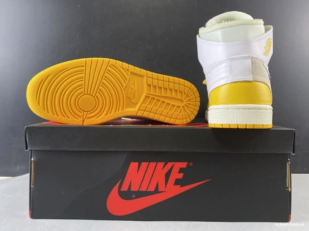 1 Yellow-Cone x NRG Dark Powder White Jordan Off-White Air AQ0818-149 1010